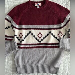 Vintage Down Hill Ski Sweater